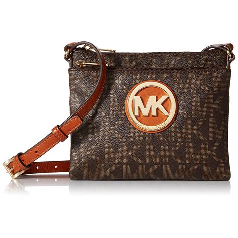 michael kors fulton crossbody brown|michael kors fulton crossbody bag.